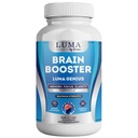 Brain Support Supplement for klarhet, minne, humør, fokus, mental ytelse - Naturlig nootropisk for kognitiv funksjon - med GABA og grønn teekstrakt - 60 kapsler