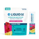 Væske I.V.® Hydration Multiplier Sukkerfri - Bringebær Lemonade  Electro Electrolyte pulverdrikk Bland | 1 pakke (14 Services)