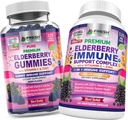 FRESH HealthyCARE Elderbær Gummies og eldrebær immunstøtte kompleks