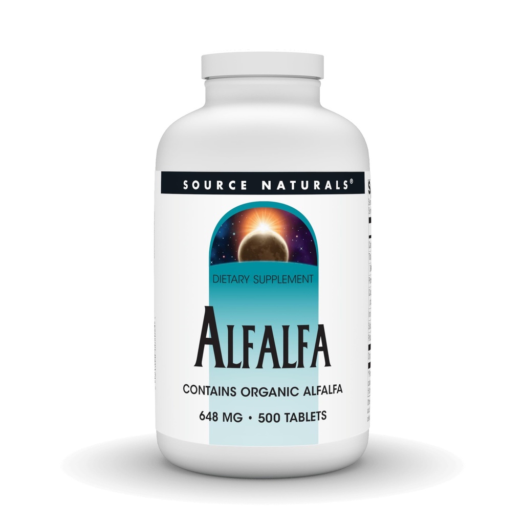 Kilde Naturals Alfafa 10 korn kosttilskudd - 500 Tabletter