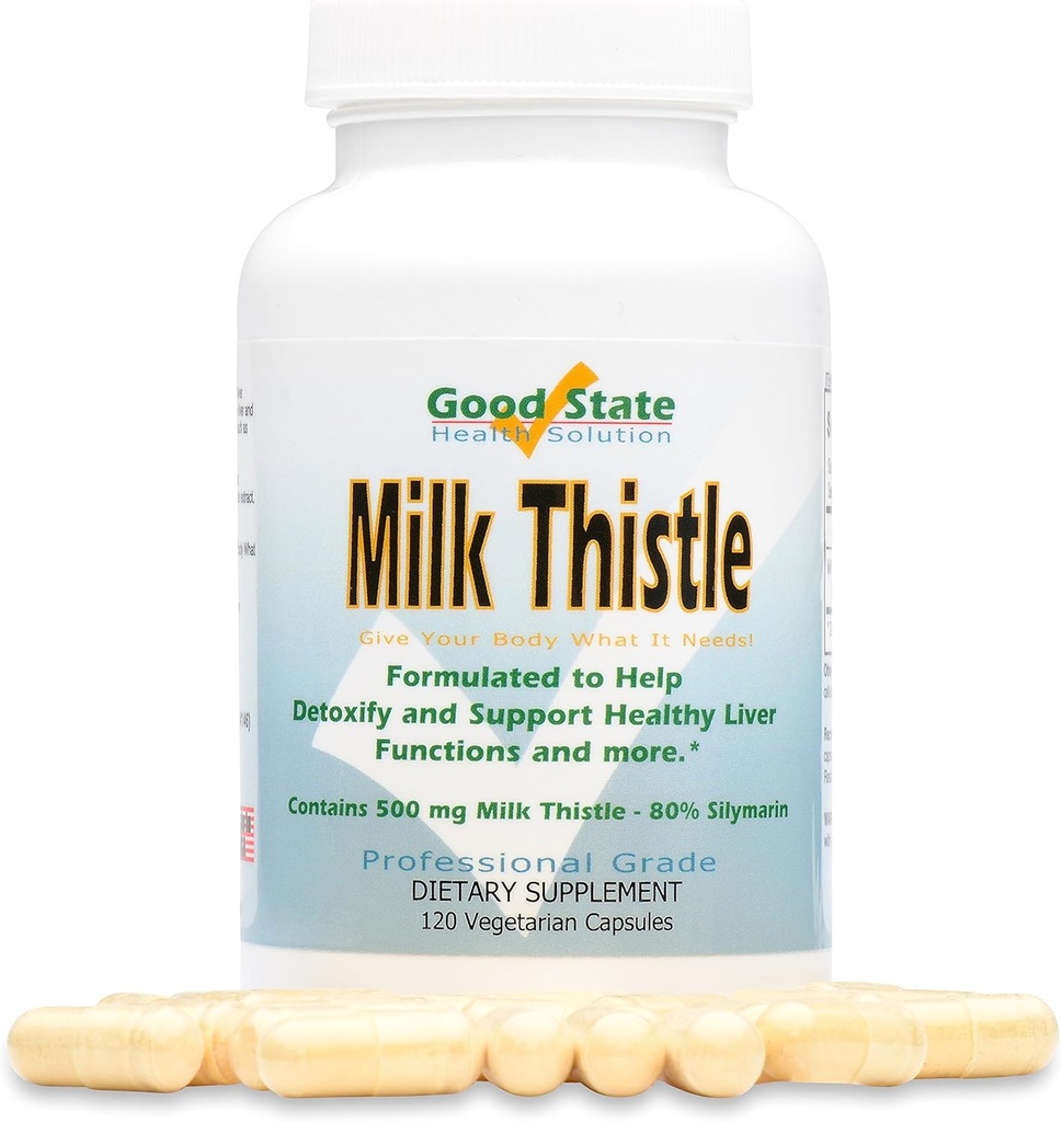 God tilstand - Melk Thistle Extract - (500 mg) (80% silymarin) (120 vegetabilske kapsler)