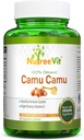 NurteeVit 100% organisk Camu Camu kapsler 500 mg - vitamin C, pakket med vitaminer og mineraler (90 Count)