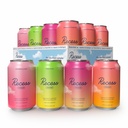 Recess Mood Magnesium & Adaptogen Drink, Relaxation Drink, 12 Ounce (Variety Pack, 12 Pack)