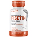 Naturens Fusions Nutri Fisetin 500mg 60 greve - klinisk dose - Fisetin Supplements - Kraftig senolytisk aktivator, antioksidant, og hjernen støtte - Naturlig polyfenoler - 60 Teller