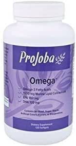 Omega 3 EFA EPA og DHA essensielle fettsyrer - 120 kapsler - 2 pakker