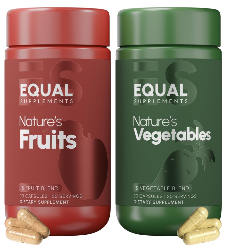 Frukter og grønnsaker Supplements | GMP Certified-Manufactured i USA, 1 måneds forsyning | balanse med frukt og grønnsaker Supplement av naturen | Frukt og grønnsaker Kapsler for voksne