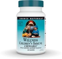Kilde Naturals Wellness Barns immunforsvar Chewable, Great-Tasting Defense Complex, bringebær flavored* - 30 Wafers