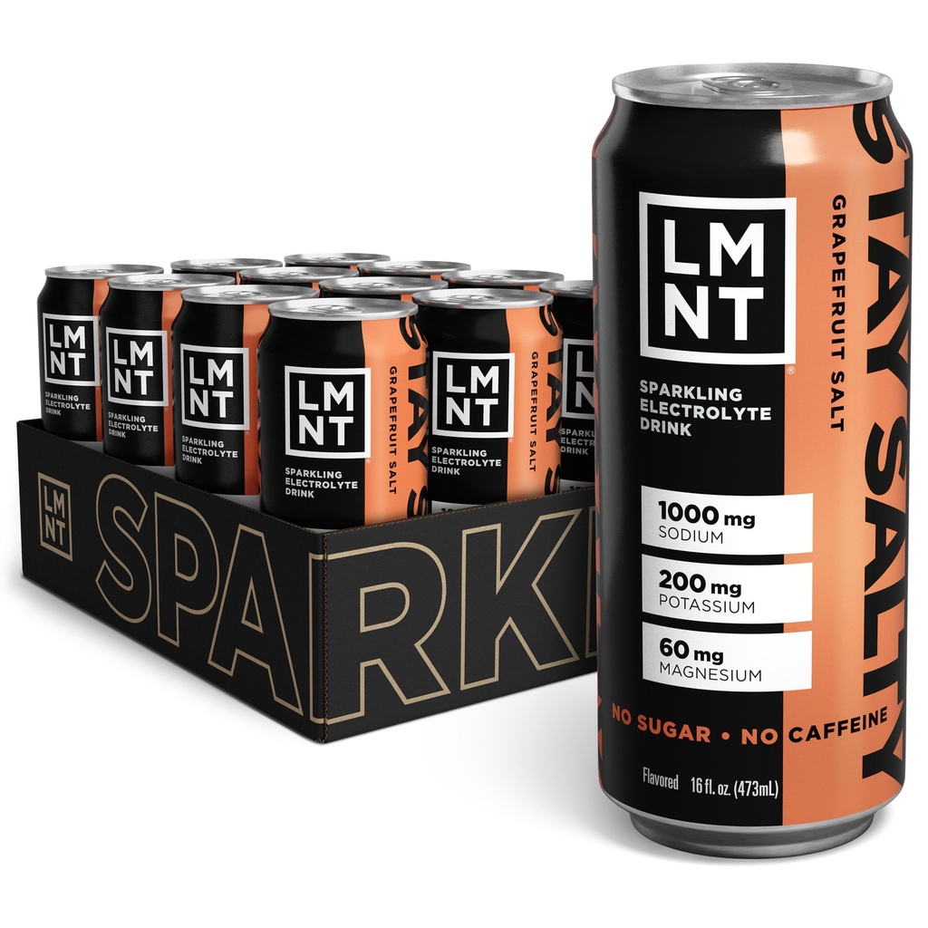 Drikke LMNT Sparkling Electrolyte Drink - Grapefrukt Salt