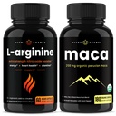 NutraChamps L-argininkapsler og Maca Capsules 2 Pack Bundle