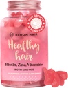 Gummies Hår Vitaminer for raskere hårvekst - Hårhud og negler Vitaminer & Biotin Vitamin - Supplement for kvinner og biotin Gummies for hårvekst