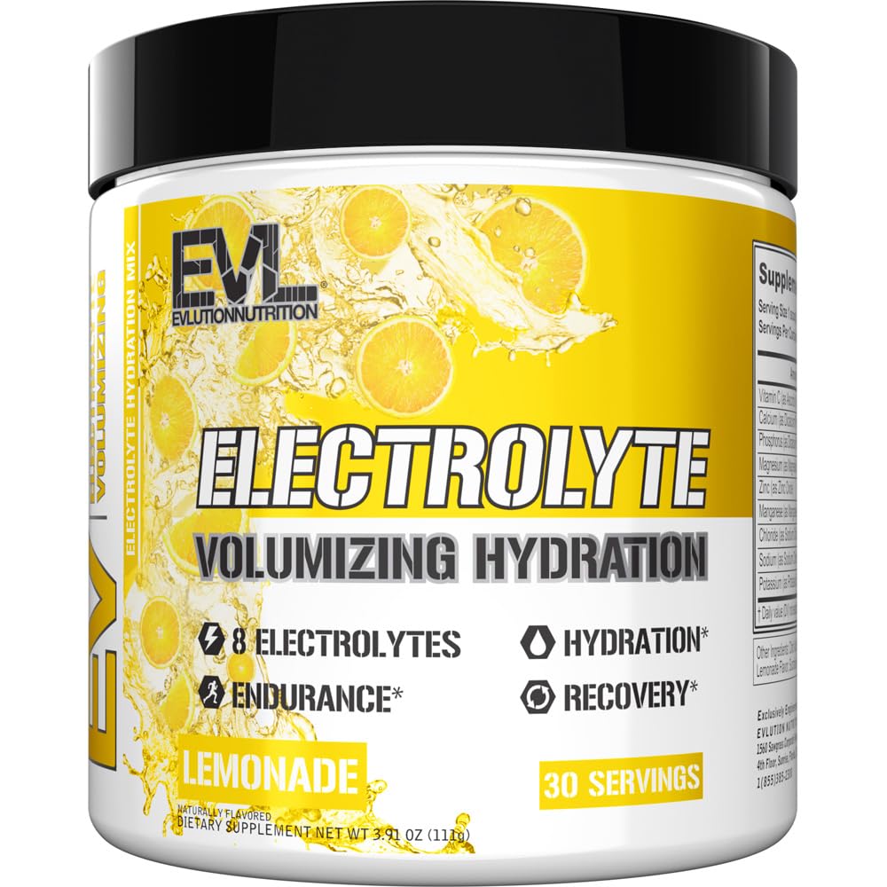 Ultimate Electrolytes pulverhydradisjonsdrink - Hurtig replikering Hydration pulverdrikk blande med 8 nøkkel elektrolyter og antioksidanter - Vegan Glutenfri keto vennlig blanding (Lemonade)