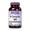 Blåbonnet Ernæring B kompleks 100 Grønnsaker Kapsler, Komplet Full Spectrum, Vitamin B6, B12, Biotin, Folat, Vegan, Vegetarisk, Glutenfri, Soya Gratis, Melkfri, Kosher, 50 Grønnsaker Kapsler
