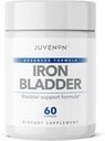 Juvenon Iron Blader - Herbal Supplement for Sunn Blader funksjon - Inkontinens støtte med Pumpkin Seed Extract, Soja Germ Extract, Saw Palmetto