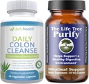 Liv Tree rense intestinal støtte Plus daglig Colon rengjøring Detoxify Kit 120 kapsler - Lactobacillus acidophillus - naturlig herbal for digestiv helse