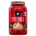 BSN SYNTHA-6 Premium Proteinpulver med 6g Fiber, Whey Protein, Micellar Casein, Melk Protein Isolat Blanding, 5g fett, kanelbriller Pasteria, 28 serveringer (Packing May Vary)