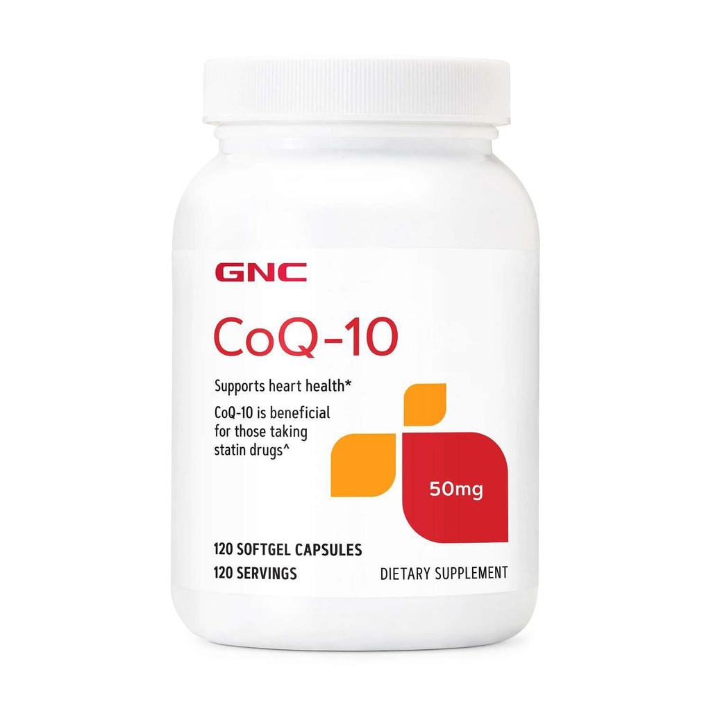 GNC CoQ-10 50mg, støtter hjerte helse, 120 teller