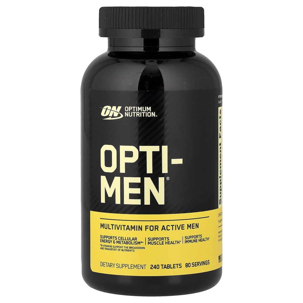 Optimal ernæring Opti-Men daglig Multivitamin Supplement, 240 Telling