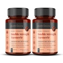 Dobbelt styrke Turmeric - Massive 1000mg x 360 tabletter - 200% mer Turmeric og naturlige nivåer av Potent Curcumin per tablett - med 5 mg Black Pepper ekstrakt for 300% økt absorpsjon