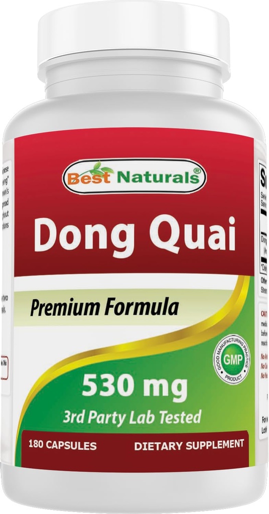 Beste Naturals Dong Quai 530 mg 180 kapsler