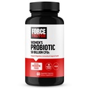 FORCE FACTOR Probiotic for kvinner 50 milliarder CFU, probiotika for digestiv helse, immunisme og vaginal helse, 10 Strainer med Lactobacillus Acidophilus, Vegan, 60 kapsler