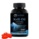 Antarctic Krill Oil 1000 mg Softgels med Astaxanthin - Omega-3 EPA & DHA Supplement for hjerte, hjerne og felles helse i form av fosfolipider 60 Vanilla-Flavored Softgels