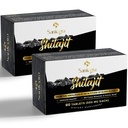 30 000 MG Shilajit tabletter, 100% Shilajit rene tabletter for kvinner og menn, Himalayan Organic, Fulvic Acid & 85+ Trace Minerals, Resin Supplement for energi og immunsystem, 120 teller