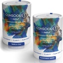 Ultra Human CONSCIOUS1 - Focus Boosting Superfood blanding Vanilla Chai & regnskog Berry Variety Pack