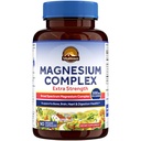 Vitalitown Magnesium Kompleks Supplement | 300mg Elemental Mag | Magnesium Citrat Glycinat Taurate Malat | Non-GMO, No Gluten, 90 Vegan Magnesio Kapsler for Bone Hjerne Hjerte