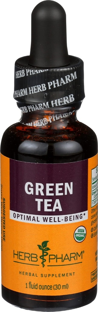 Herb Pharm Certified Organic Green Te Liquid Extract - 1 Ounce