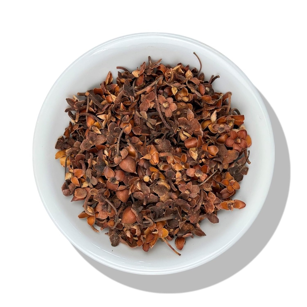 Evergreen Herbs Flor De Tila (Chiranthodendron Pentadactylon) - Forseglbar stå opp puch for å sikre friskhet (Tila, 8 oz)