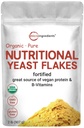 Mikroingredienser Økologisk Forsterket Næringsmiddel Yeast Flakes, 2lb (32oz)  Rich Rik på Vegansk Protein, B vitaminer, & Beta-Glucans | Keto vennlig, Dairy Free Cheese Substitute, Ikke-GMO, Glutenfri