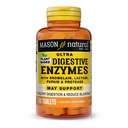 MASON NATURAL Plante Basert Ultra Digestive Enzymer med Bromelain, Lactase, Papain & Protease - støtter sunn digestion og kan redusere blooting, 60 kapsler