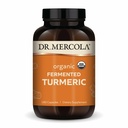 Dr. Mercola Organic Fermented Turmeric - 370 mg Fermented Turmeric - høy-biotilgjengelighet Curcuminoids - USDA økologisk, ikke-GMO, Glutenfri og soya-fri - 180 kapsler (90 serveringer)