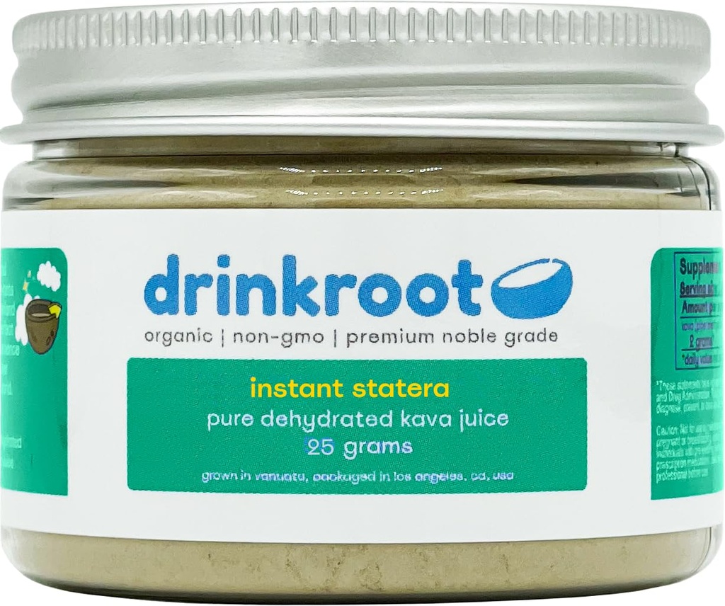 Instant Statera Vanuatu Kava - ren organisk dehydrert Kava Juice fra øya 25g, 0.88 Ounce (pakke av 1)