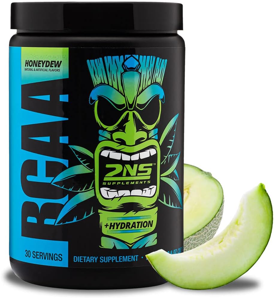 2. natur kosttilskudd – BCAA Honeydew, 30 serveringer, 12.6 Oz – 9 G grened kjede Aminosyrer – støtter muskelvekst, gjenoppretting og utholdenhet – Replenishes Electrolytes – Ingen sukker eller farger lagt til
