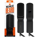 Wild Willies Beard Straightener for menn - 3 temperaturinnstillinger, Tourmaline keramisk oppvarmet Skjeggbørste & Hot Comb - Bærbar, ionisk teknologi, krølle og curly hår, 400F - Grooming Tool