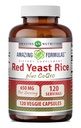 Amazing Formler Rød Yeast Rice 600 Mg Plus Co Q-10 50 Mg 120 Vegetariske kapsler