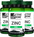 3 Pack Sink Citrate 50 mg - Supplement til å støtte immunsystem og reproduktiv helse