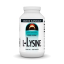 Kilde Naturals L-Lysine gratis form, 1000 mg - Aminosyre Supplement støtter energiformasjon og kollagen - 200 tabletter