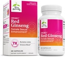Terry Naturally HRG80 Rød Ginseng Kvinnelig seksuell forbedring - Diett Supplement for sirkulasjon, utholdenhet og energi støtte - Vitality Support med Ashwagandha, Red Ginseng & Sink - 48 Kapsler