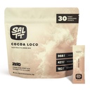 SALTT Electrolytes Powder Flavored Drink Mix - Cocoa Loco - 30 Hydration Packets - Magnesium, Kalium, Natrium, Trace Minerals - Null sukker og glutenfri - Reise Essentials