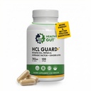 Sunn Gut HCL Guard + | fremmer sunn digestiv funksjon | Betain Hydrochloride, organisk Ginger Root, DGL og Pepsin | 60 Serveringer