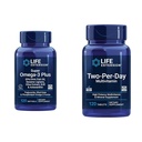 Livsforlengelse Super Omega-3 Plus EPA/DHA Fish Oil, Sesame Lignaner og to-per-dag høy potens Multi-vitamin & Mineral Supplement