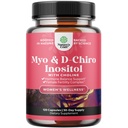 Myo-Inositol & D-Chiro Inositol kapsler - Choline Inositol Supplement for syklus og fertilitetsstøtte - Womens Hormon Balance Supplement med Myo & D-Chiro Inositol Plus Choline Bitartrat