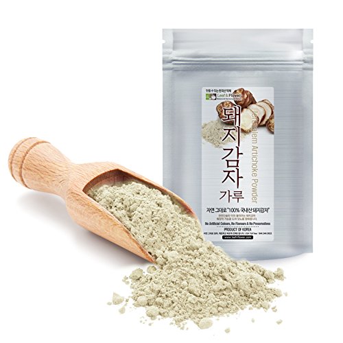[Korean Herbal pulver] 100% Naturlig Jerusalem Artichokes pulver/돼감자가루 4 4oz (113g)