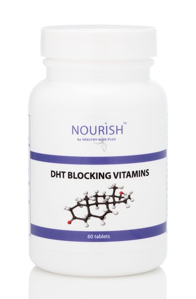 Sunn Hair Plus - DHT Blocker Vitaminer Supplement for menn og kvinner - 60 tabletter - sink - Sag Palmetto - Biotin - Folinsyre - Vekst Tykker og helse hår