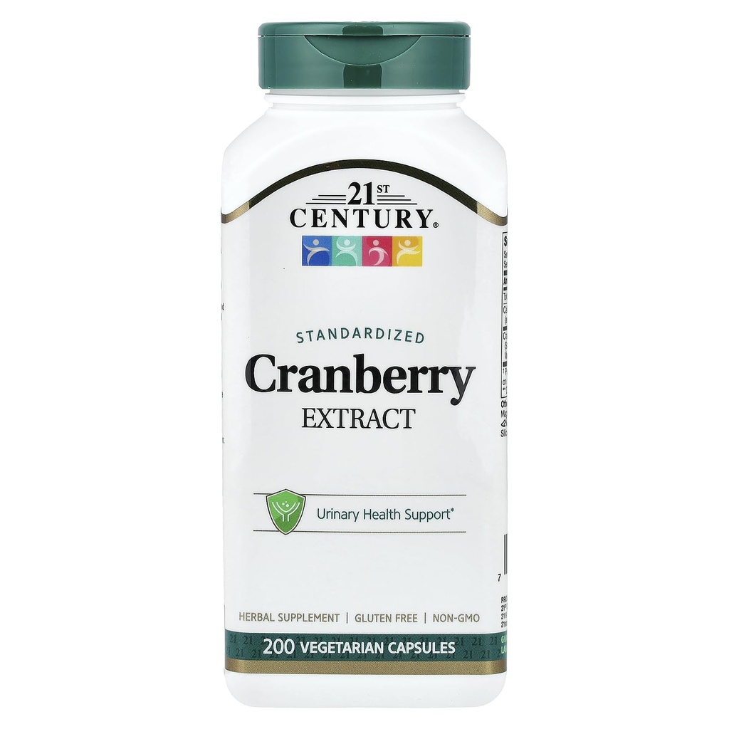 21st Century Healthcare, Inc Cranberry Extract Kapsler, 200 greve
