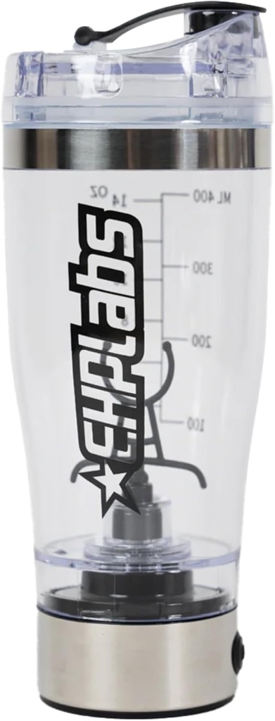 EHPlabs Electric Protein Shaker Flaske - 15oz Bærbar Blender Shaker - Personlig Blender Shaker - Electric Protein Shaker Flaske for Måltid erstatning Shakes