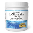 Naturlige faktorer, mikronisert L-Glutamine Drink Mix 5000 mg, støtter muskler og immunfunksjon, 8 Oz