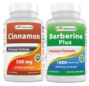 Beste Naturals kanel 500 mg & Berberine Plus 1000 mg